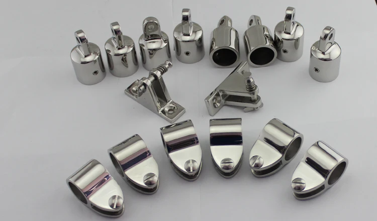Acessórios em Aço Pedaço de Ss316 4 Arco 1 Barco Bimini Top Inoxidável Marinha Hardware Set conjunto 16 7 e 8 22mm 1 25mm 20 Em Aço Inoxidável Marinha Hardware Set-conjunto pedaço