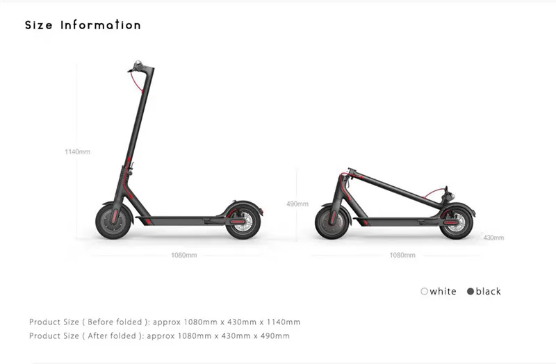 Xiaomi M365 Folding Electric Scooter Europe Stock 2 Wheel Electric Scooters 10 Inch 42V 250W Adult Folable Electirc Skateboard   (15)