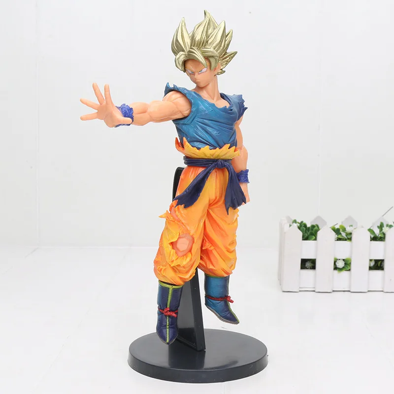 Драконий жемчуг Z фигура черный Сон Гоку кровь Saiyans Вегета Битва поврежденная ПВХ