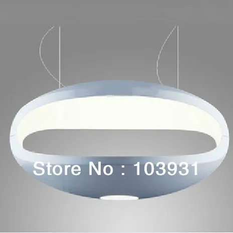 Free shipping Dia 56cm polycarbonate.+metal Foscarini - Luca Nichetto white O Space Light | Лампы и освещение