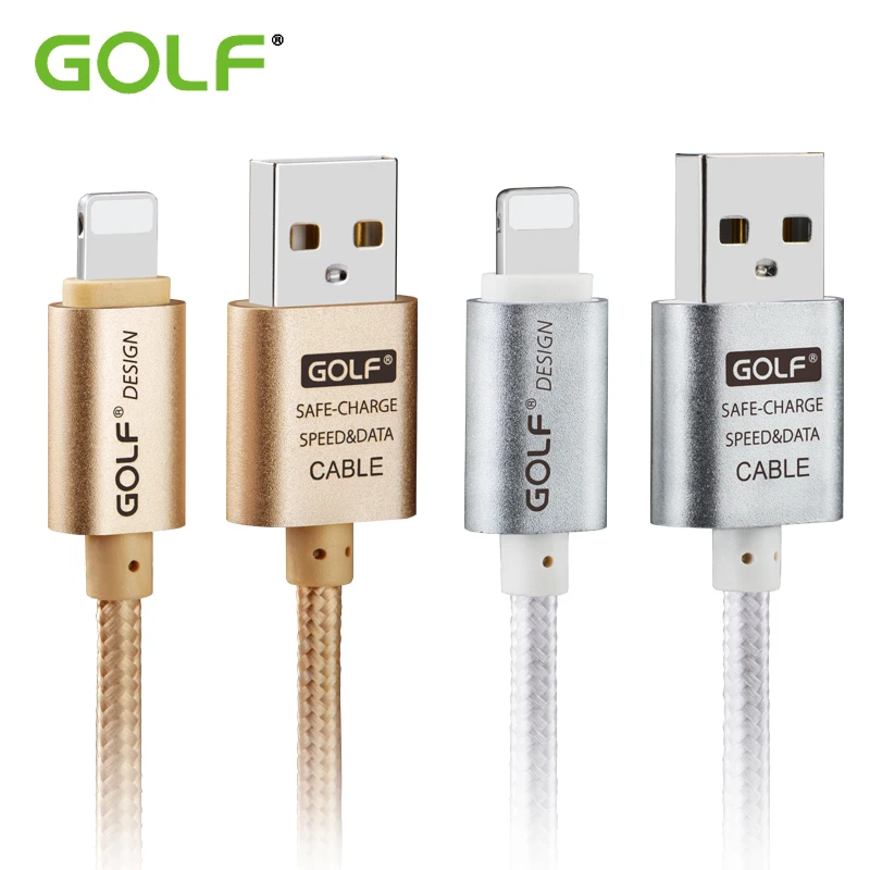 100% Original GOLF 25cm 1m 1.5m 2m 3m 8 Pin USB Data Sync Charge Cable For iPhone 6 6S 7 Plus 5 5S SE iPad 4 Air 2 Charging Wire