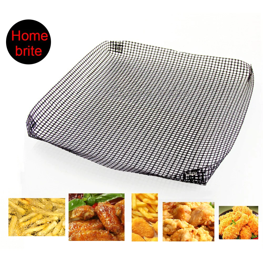 2018 new 2 pcs Non Stick Oven Basket / Baking Mesh Tray / Teflon Non