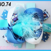 Новинка года, 20 шт., 5-6 дюймов, бутик, забавный, забавный бант волосы популярный заколки для волос, заколки с изображением зебры