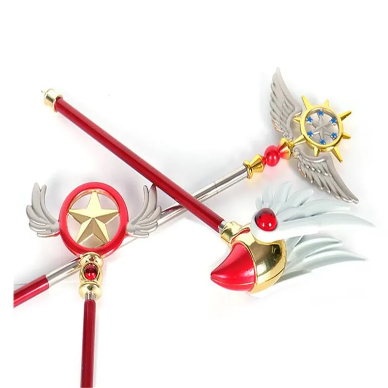 CARDCAPTOR Sakura искатель карт Sakura Birdhead звезда волшебная палочка шесты Косплэй ПОРП A832