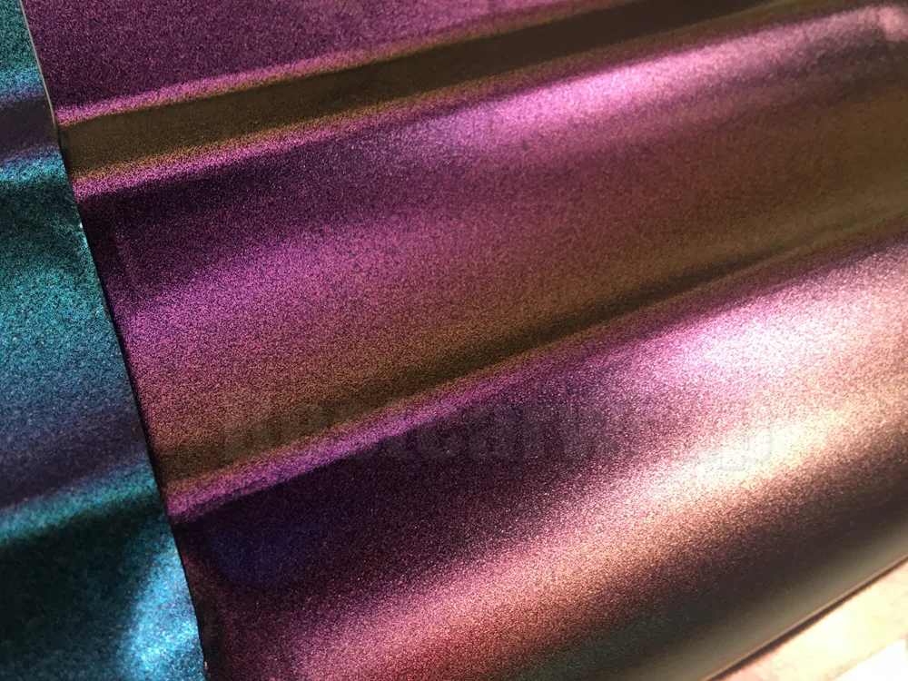 winered gold satin chameleon metallic car wrapping film KMPF (5)