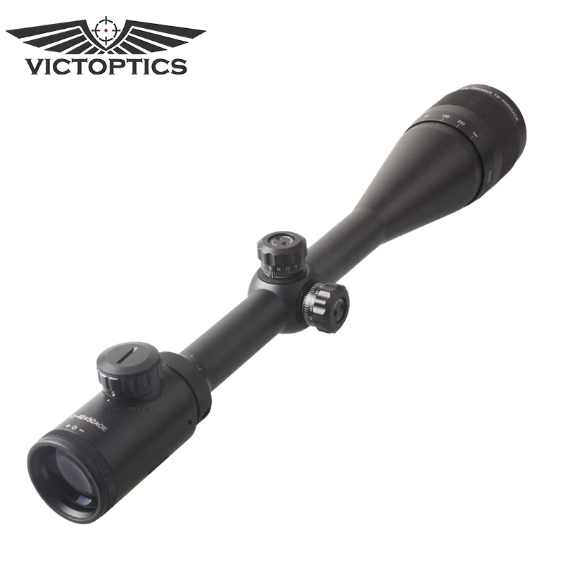 Оптический прицел VictOptics 10 40x50 AOE 25 4 мм 1 дюйм трубка для охоты|Оптические прицелы| |