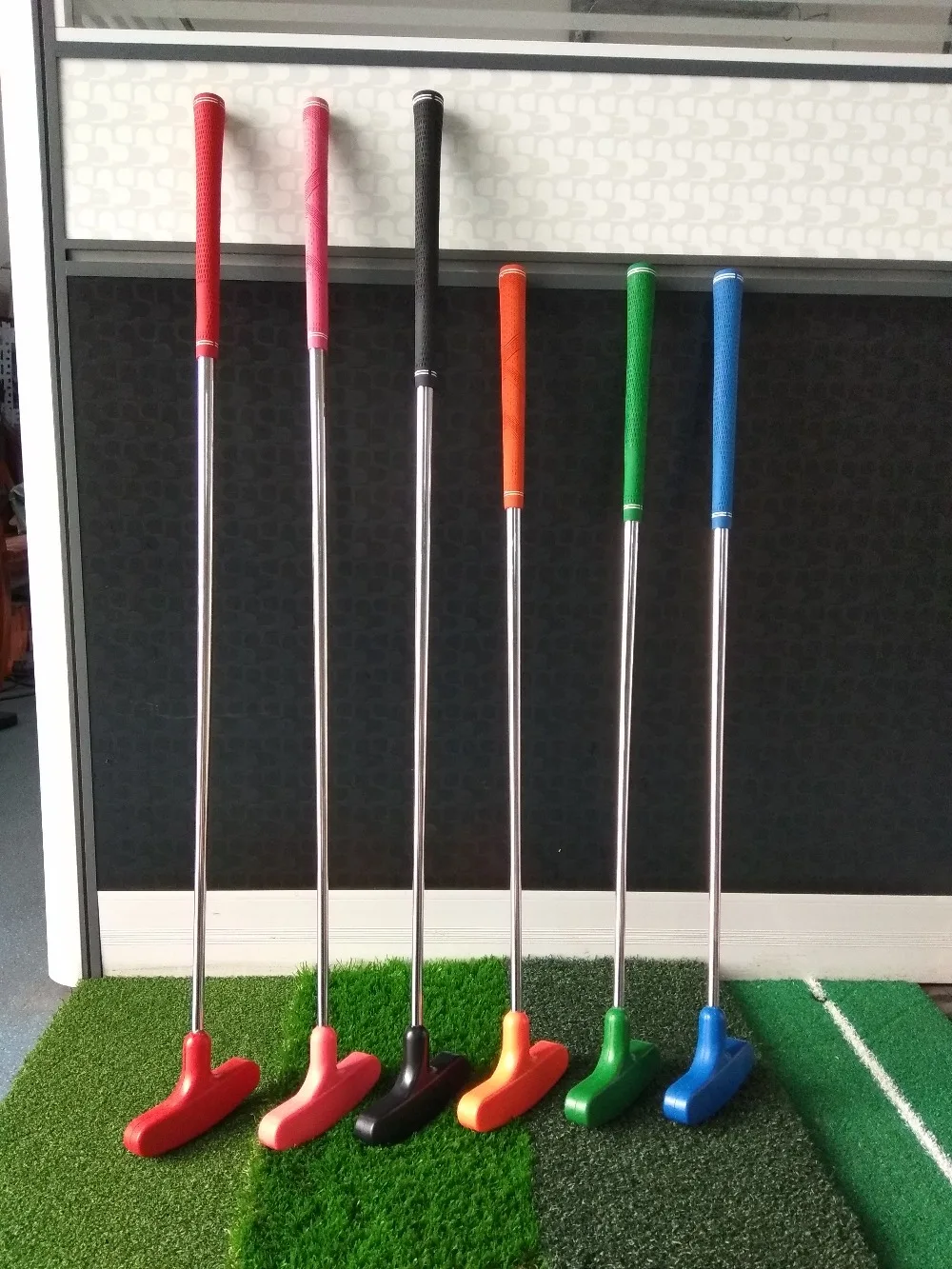 

20pcs/lot rubber head two way kid's mini golf putter