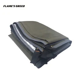 Versatile Ultralight Beach & Outdoor Sunshade Awning - 3*5M (Army green)