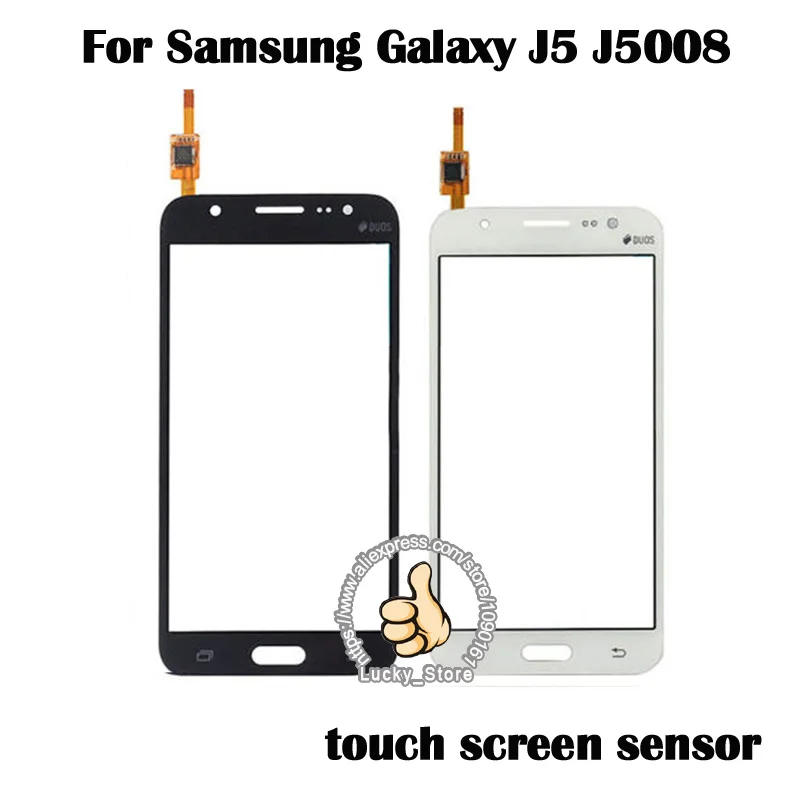 Черный белый цвет Touch панель для Samsung Galaxy J5 J5008 сенсорный экран планшета Стекло