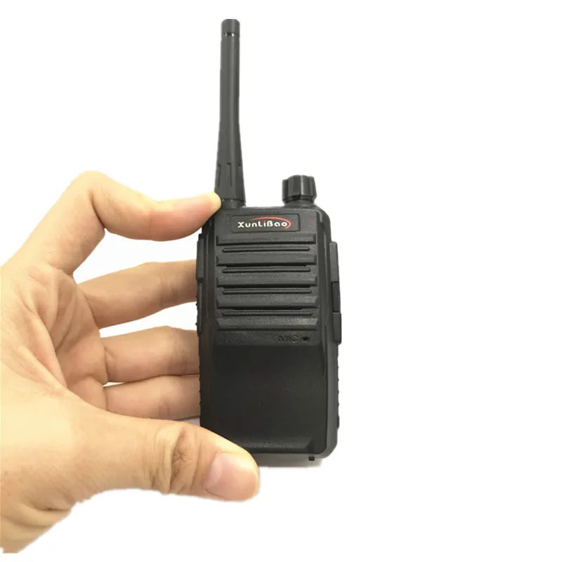 PMR Walkie Talkie 5 Вт XUNLIBAO X1 Мини двухстороннее радио приемопередатчик FRS с наушником
