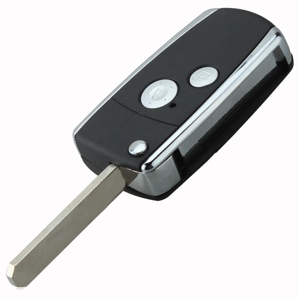 Автомобиль-Стайлинг модифицированный 2 кнопки флип складной пульт дистанционного ключа оболочки автомобиля брелок для Honda CIVIC CRV JAZZ ACCORD ODYSSEY