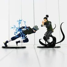 2 Styles 15cm Naruto Nara Shikamaru Shippuden Hatake Kakashi PVC figure toy doll