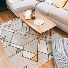 Ковры геометрической формы для гостиной ковер для спальни Диванный кофейный столик пол ковер кабинет площадь ковер украшения для детской комнаты коврик