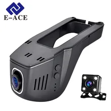 E-ACE Hidden Mini Wifi Camera Car Dvr Dual Lens Auto Video Recorder Dashcam Registrator DVRs Dash Cams Full HD 1080P Nigh Vision