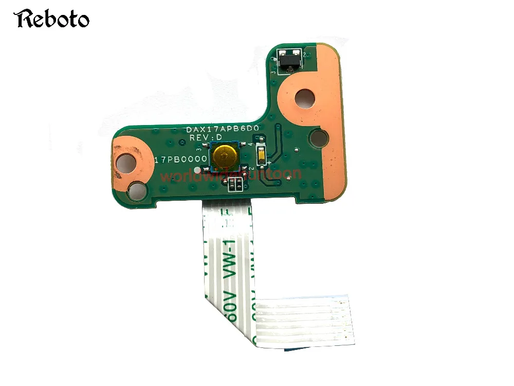 

Laptop Power Button Board with Cable For HP Pavilion 17-G Series 17-G101DX PN DAX17APB6D0 REV:D Superior & 100% Work