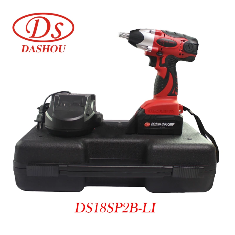 

DS 18V Charging Electric Wrench 170N.M Torque 6~16M Bolt Square Head DS18SP2B-LI Electric Wrench 1 PC