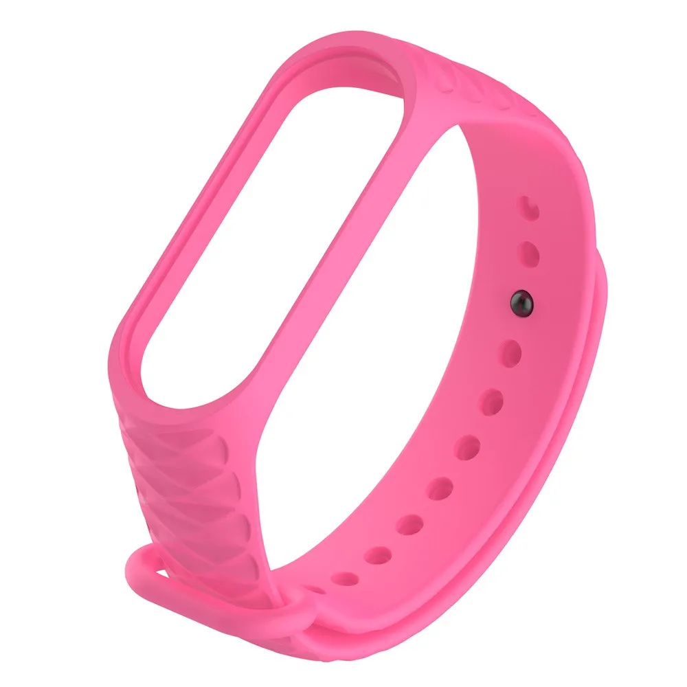 Модный спортивный мягкий силиконовый сменный Браслет ремешок для Xiao Mi Band 3 SmartWatch