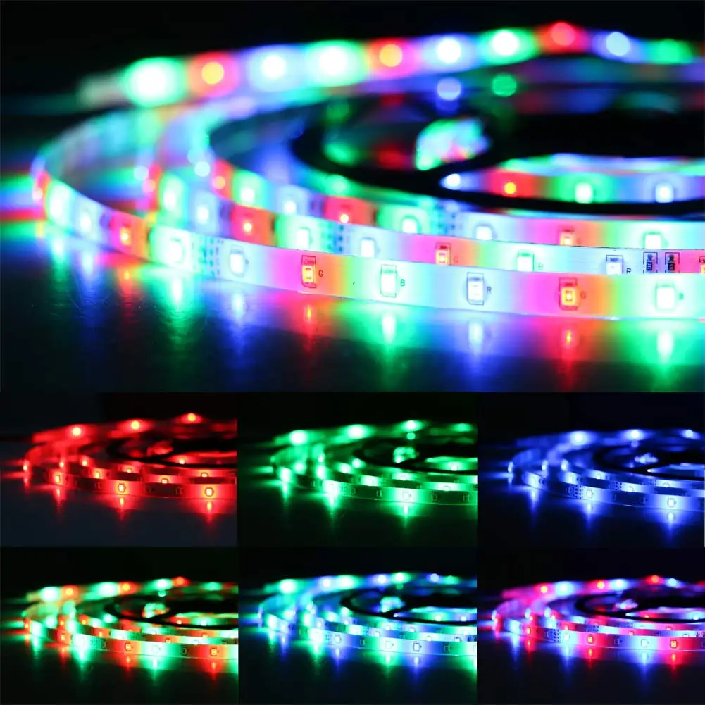 Strip Light 2835 SMD 12V Flexible Light Waterproof 5M 300LEDs RGB LED strip Decoration Lamps