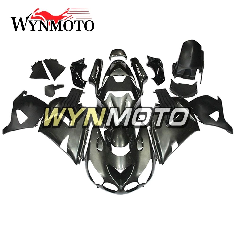 Мотоцикл Обтекатели Щепка Черный для Kawasaki ZX 14R ZZ R1400 2006 2007 2008 2009 2011 2010 ABS пластик инъекций капоты