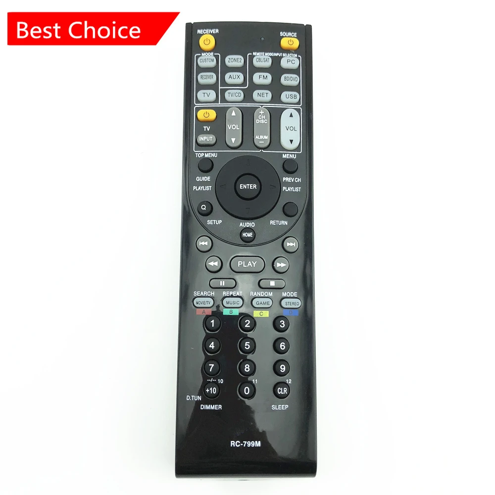 

suitable for onkyo RC-799M AV HT-R391 HT-R558 HT-R590 HT-R591 HT-S5500 RC-834M RC-812M RC-801M RC-803M remote control