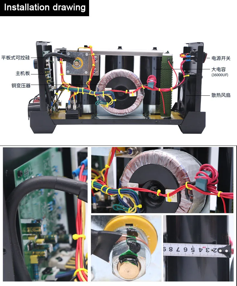 YDT RSR1600 RSR2500 панель управления сварочным аппаратом для DIY конденсаторных штифтов