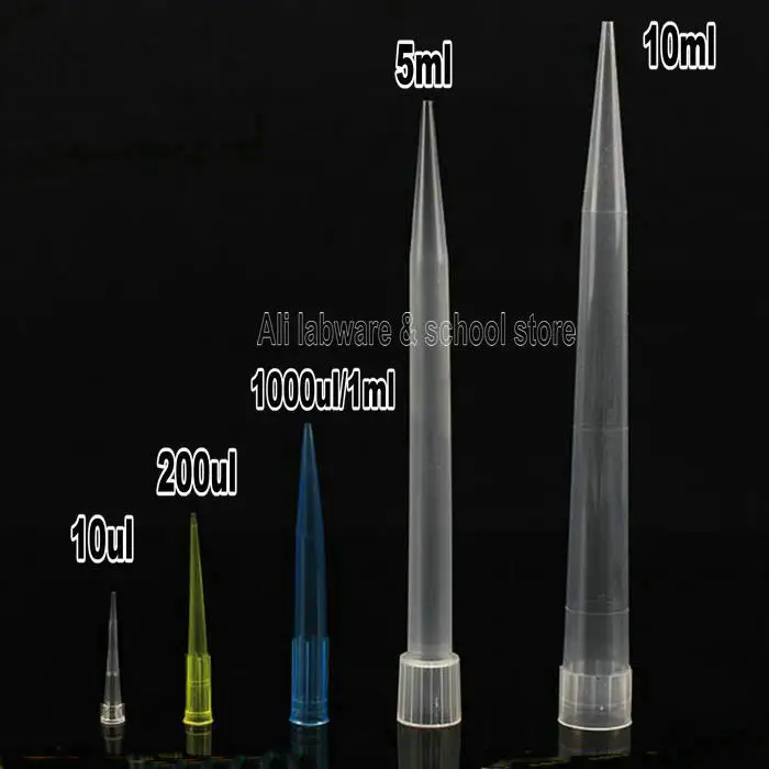Пластиковые наконечники для пипетки Lab 10ul 200ul 1000ul 5 мл 10 PP микробиологических