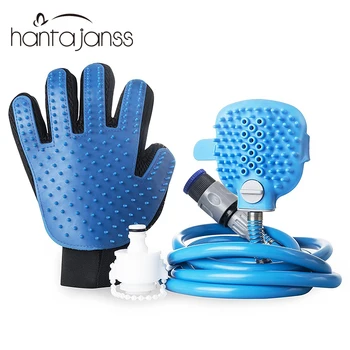 

Dog Shower Massager Tool Cleaning Bathing Washing Sprayer Glove 360 Washing Hair Long Hose for Dog Cat Pet Shower Products