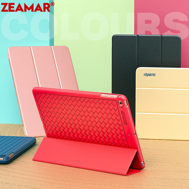 

Weave Case For iPad 2 3 4 Ultra Slim PU Leather Flip Case Cover Soft TPU Back Magentic Smart Cover For iPad 2 3 4 A1430 A1460