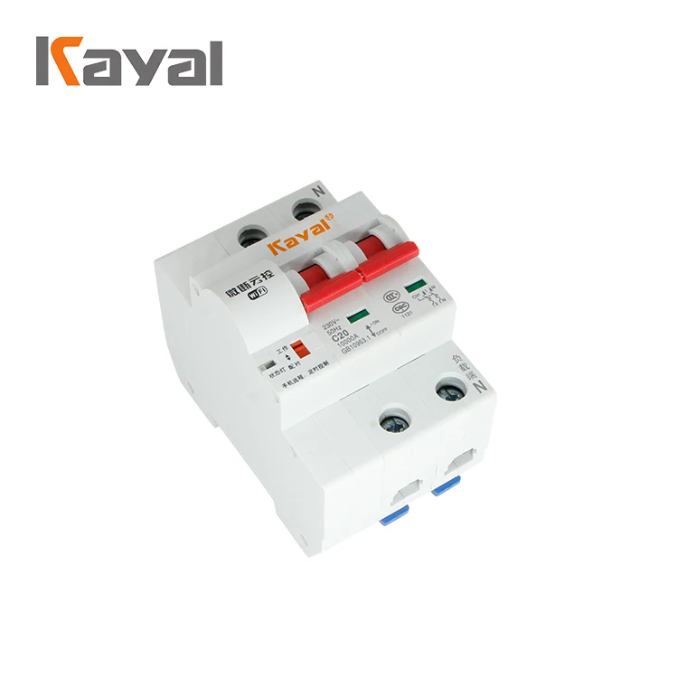

Genuinel Kayal WiFi MCB 1 2 3 4 Wireless Enabled Smart Remote Residential Auto Recloser Circuit Breaker MCB