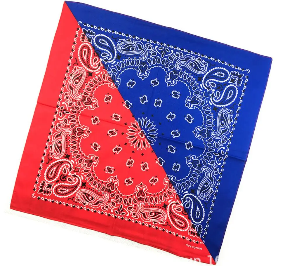 36pcsYKB 100 Cotton Paisley Print Bandana Men Sport Neck Printed