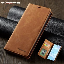 Magnetische Leder Fall Für Huawei Mate 20 30 P20 P30 P40 Pro Lite P Smart Plus 2019 2020 Honor10lite Brieftasche karte Flip Telefon Abdeckung