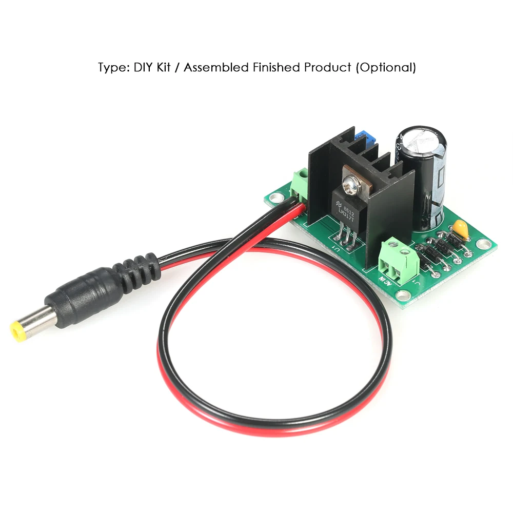 LM317 1,25 В-22 В непрерывно регулируется Напряжение Питание модуль понижающий Вход AC18V