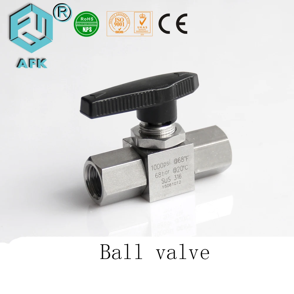 1000FNPT high pressure ball valve