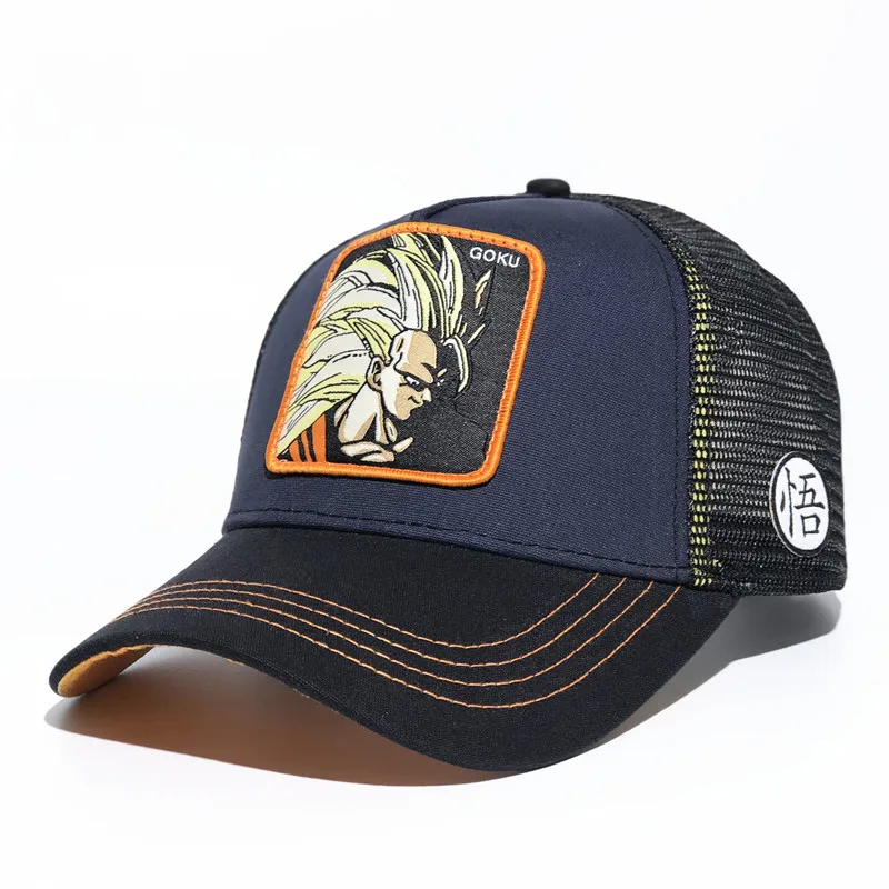 

Men's new baseball cap cartoon embroidery high quality comfortable breathable adjustable ladies men's universal cap