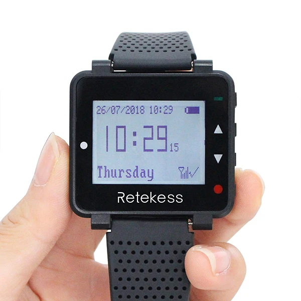Retekess-T128 Assista Receptor e Pager para Restaurante,