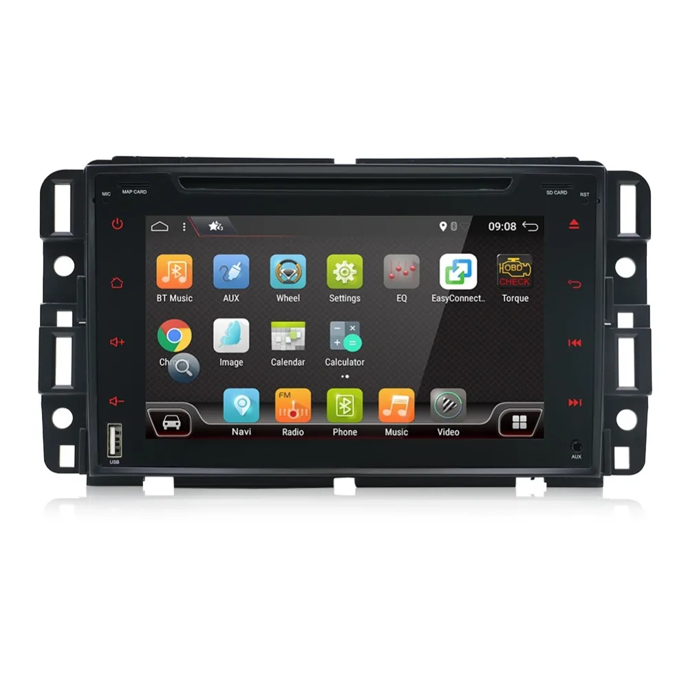 Perfect 1024*600 Octa Core Android 9 Car DVD Player For GMC Yukon Savana Sierra Tahoe Acadia Denali Chevrolet Chevy Radio GPS Stereo SWC 1
