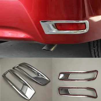 

For Toyota Corolla Altis 2014 2015 2016 2017 SEDAN ABS Chrome Rear Fog Light Lamp Frame Cover Trim 2pcs