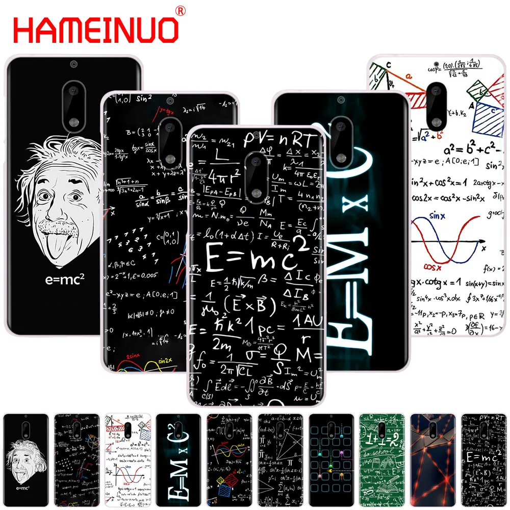 

HAMEINUO E=mc2 Math Physikalische formel cover phone case for Nokia 9 8 7 6 5 3 Lumia 630 640 640XL 2018