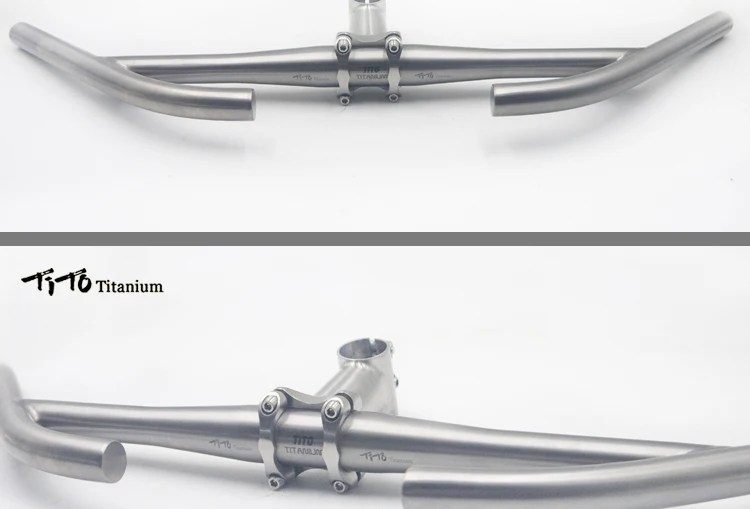 Description Picture 4 of itemTiTo Titanium Bicycle Rest Handlebar Titanium Mountain Bike MTB or Road Bike Accessories for Long Distance Riding31.8 a