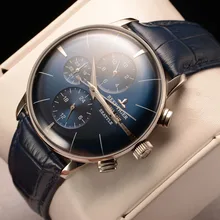 Reef Tiger/RT лучшие брендовые роскошные часы мужские многофункциональные автоматические механические Водонепроницаемые Синие часы Relogio Masculino RGA1699