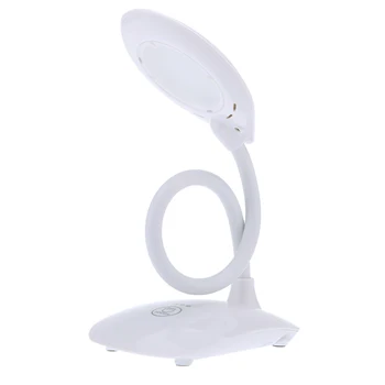 

Dimmable USB Rechargeable Touch Sensor LED Table Desk Lamp Light on 10 LEDs Bedside Book Reading Lamp for Bed