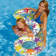 Летний плавательный круг для детей 1-6 лет, детский спасательный круг, кольцо для плавания для детей, круг для купания, надувной круг