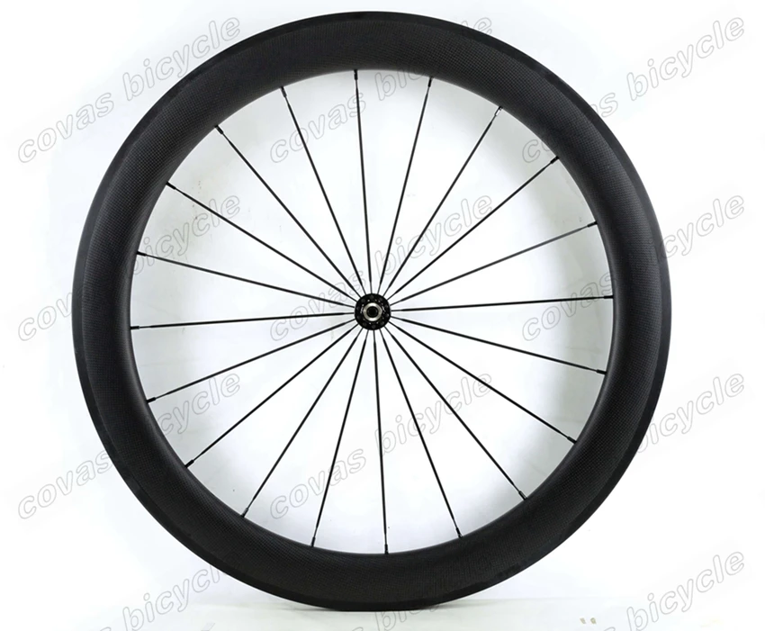 Best 700C Front 60mm Rear 88mm depth carbon wheels 25mm width Clincher/Tubular carbon fiber Road bike wheelset with Powerway R36 hub 5