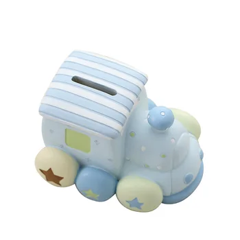 

ElimElim New Arrivals European Lovely Cartoon Train Piggy Bank Fashion Baby Birthday Gift Money Box Gifts For Children