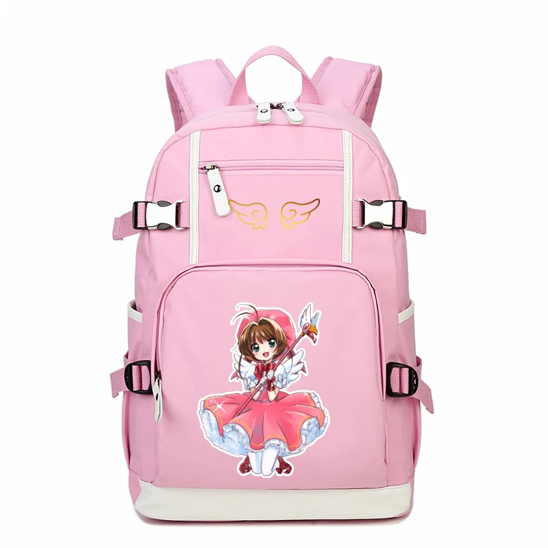Mochila De Anime Cardcaptor Sakura Para Adolcent Y Niñas, Mochilas Colar Para Mujer, Mochilas Para Ordenador Portátil, Bolsa De Regalo Para Guardería - AliExprs 1524