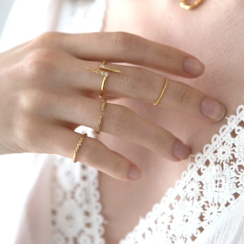 

Wedding Rings Anel Leaves Toe Ring The For Lightning Question Mark Letters Tail Joint Finger Opening Without Discountvintage