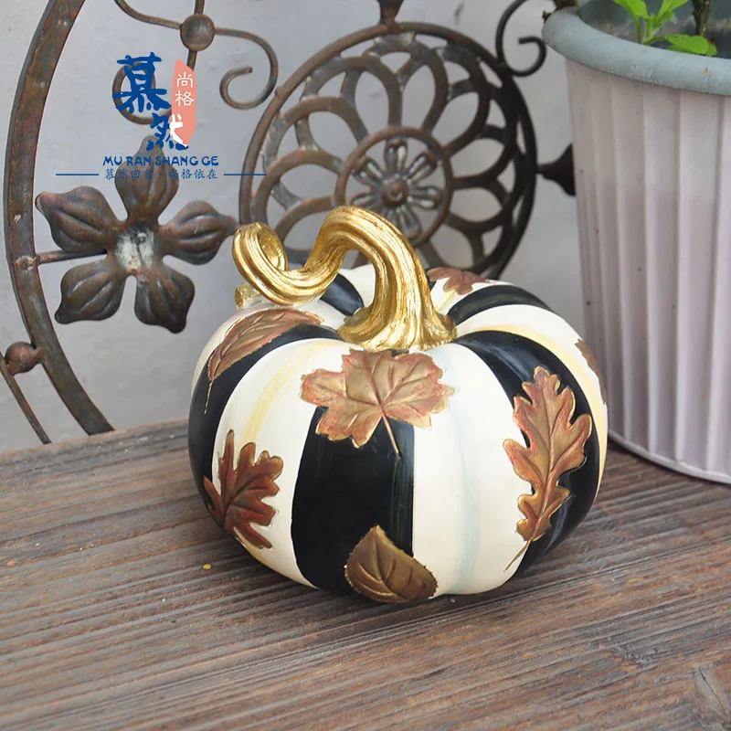 

American Country Retro Pumpkin Ornament Halloween Decoration Festival Gift