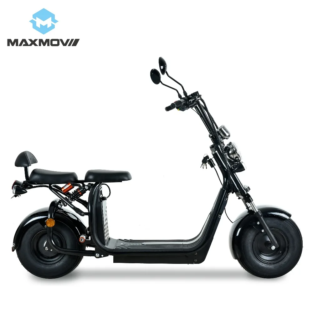 Excellent 2019 Hot Selling 1000W Hub Motor Wheel Electric Citycoco Scooter EEC with Dual Seats for Passenger 3