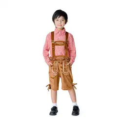 ZACOO/Детский костюм для Октоберфеста, костюм в стиле ретро, традиционные праздничные школьные костюмы