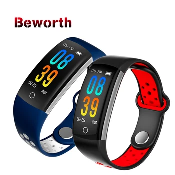 

Q6 Smart Band Heart Rate Monitor Blood Pressure Oxygen Fitness Tracker Bracelet IP68 Waterproof Watch Fintess Tracker Wristband